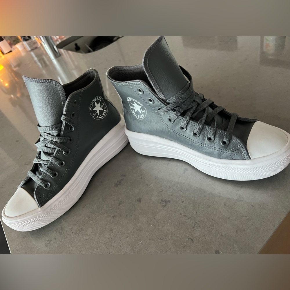 Converse Chuck Taylor All Star Move Cozy Utility Sneakers Iron Grey Platform (8)